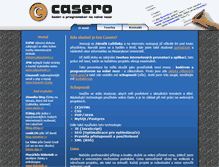Tablet Screenshot of casero.cz