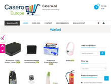 Tablet Screenshot of casero.nl